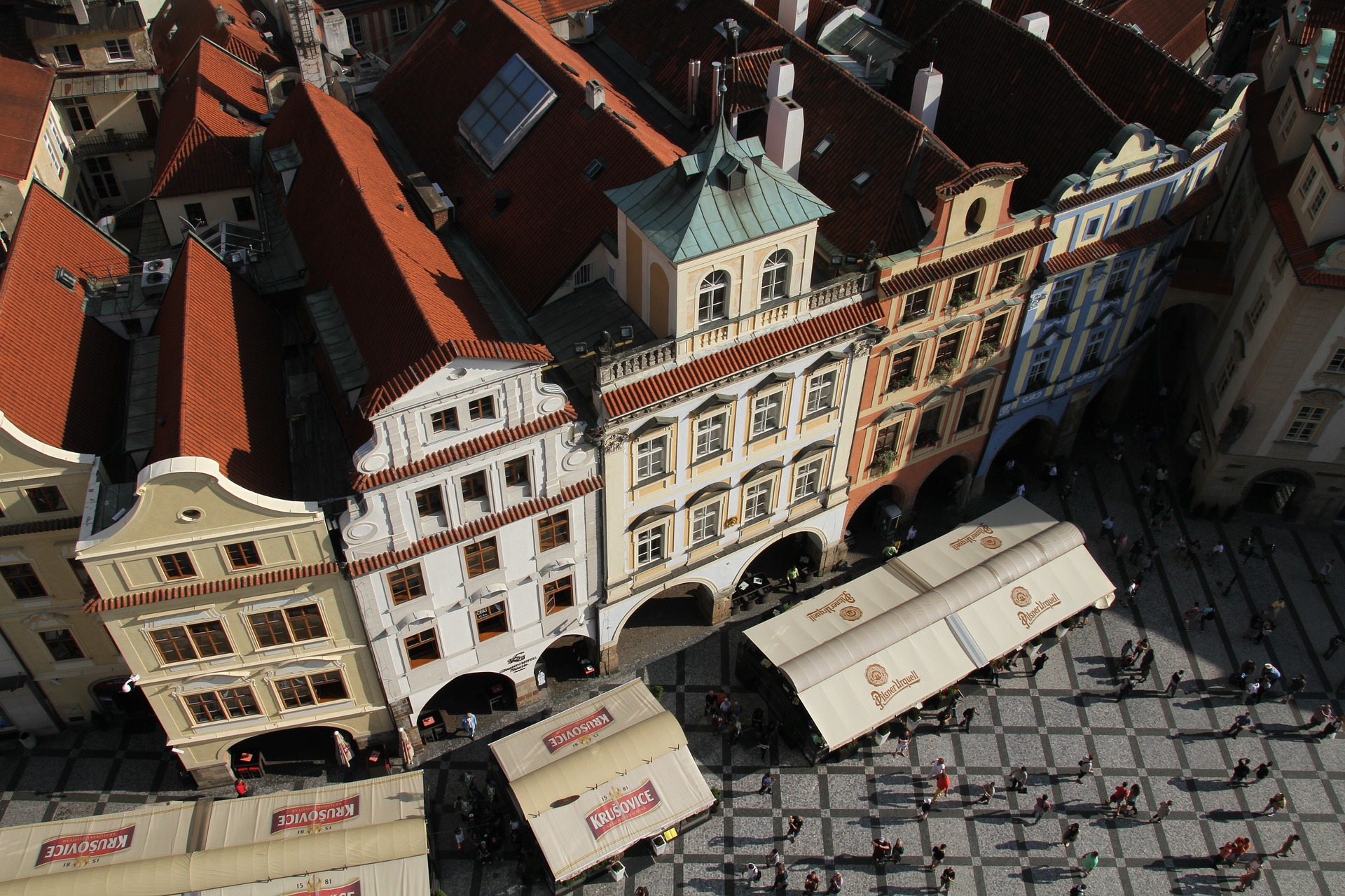 Buildings in Prague. Public Domain Photo