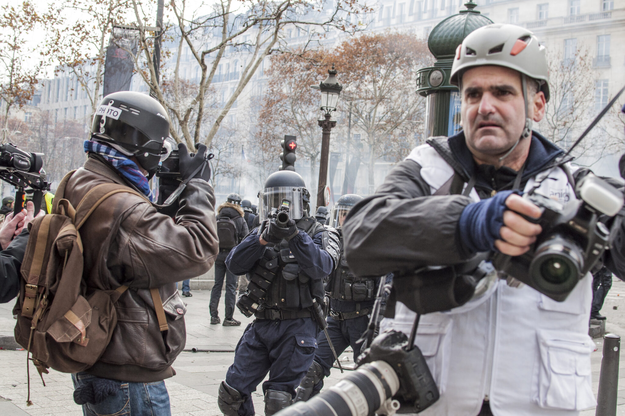 #ReportIt: Not a “normal procedure” – Police violence against the press in Europe